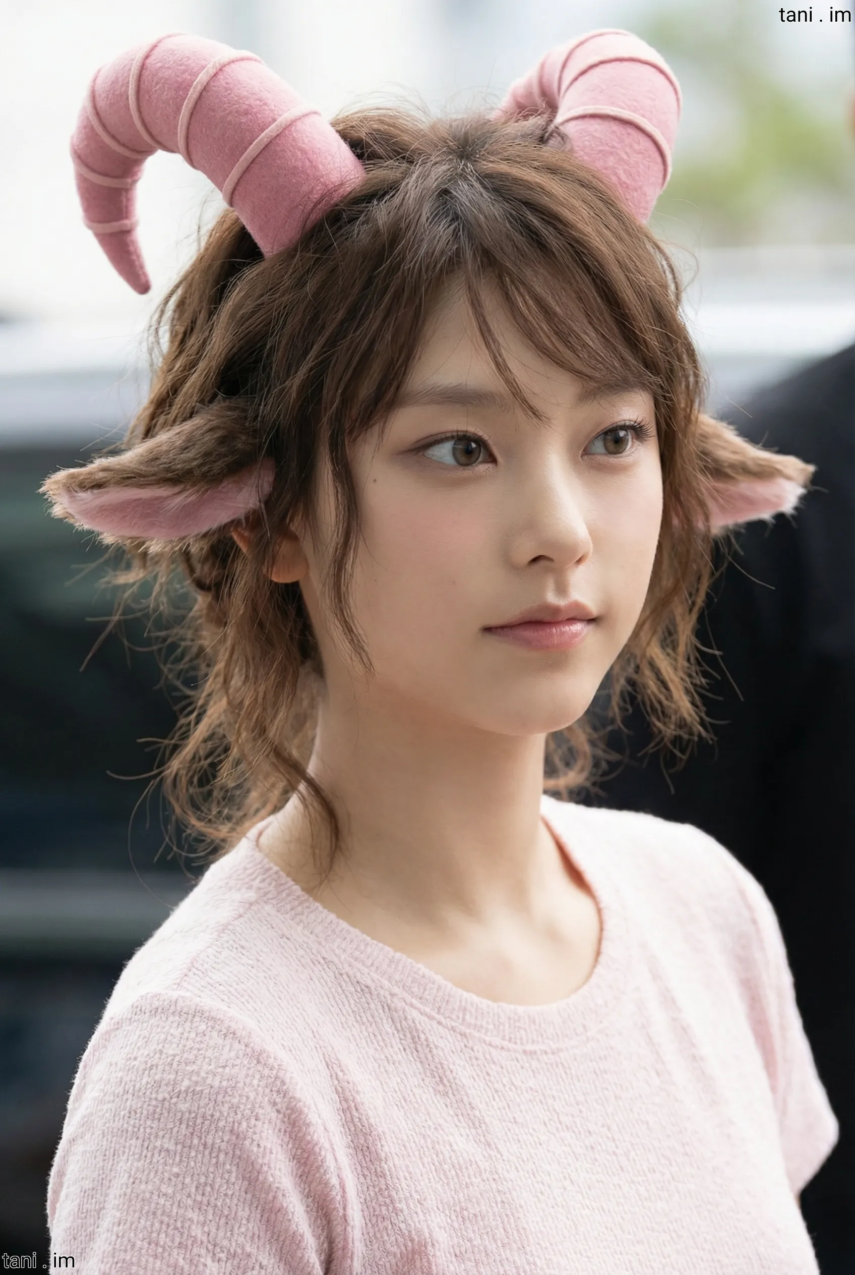 Image tagged Animal Ears, Horns, Tee