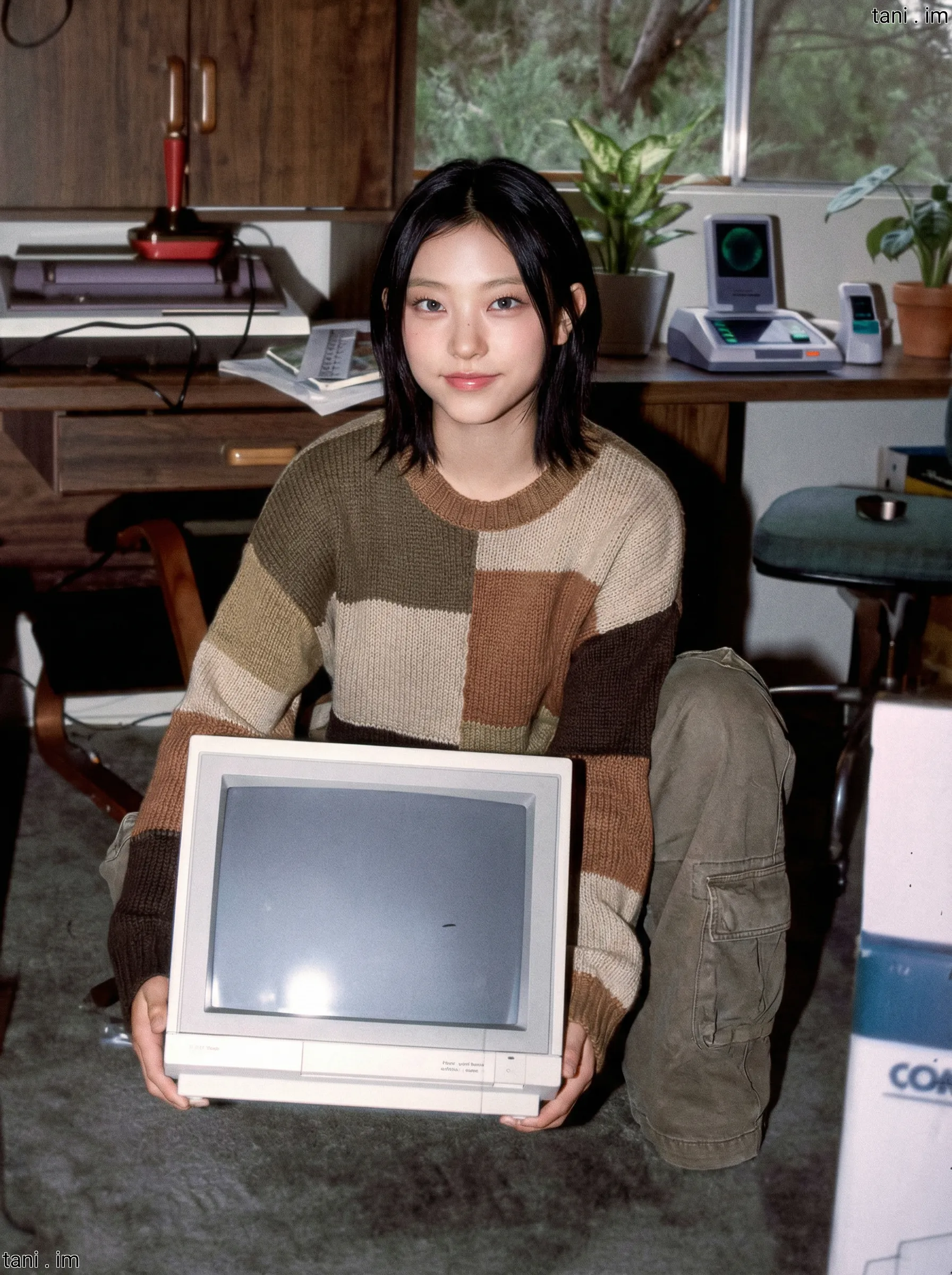 Image tagged CRT, Retro, Sweater, Pants