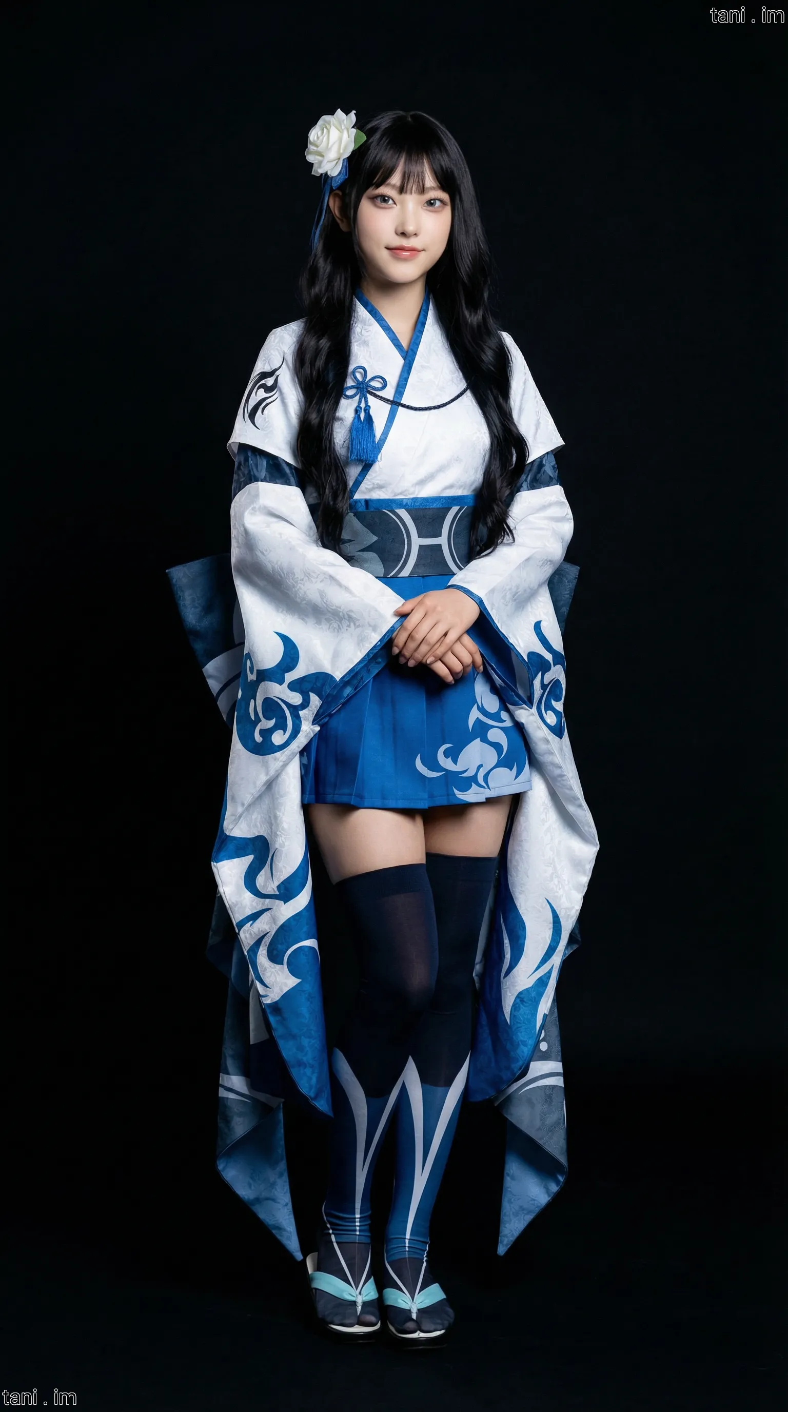 Image tagged Cat Shinobi, Furisode, Game, Hair Pin, Headwear, Ninja Defenders, Skirt, Taiga Fuyumi