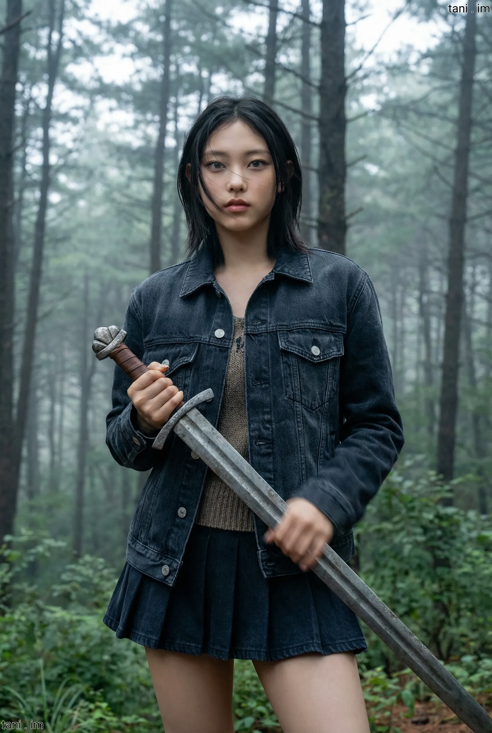 Image tagged Norse Sword, Sword, Weapon, Jacket, Skirt