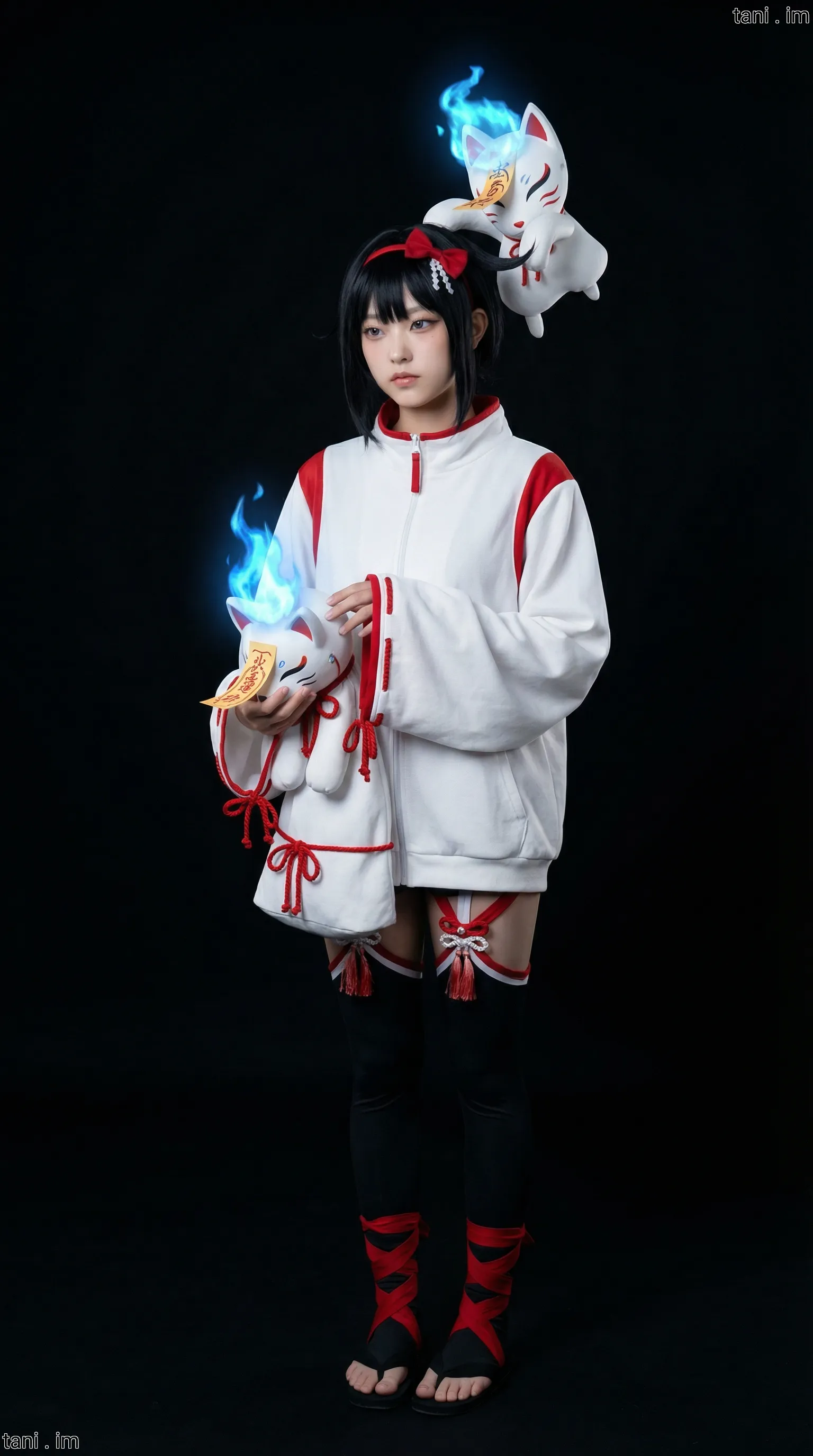 Image tagged Cat Shinobi, Chico Onikasa, Game, Headband, Headwear, Jacket, Ninja Defenders, Plushie