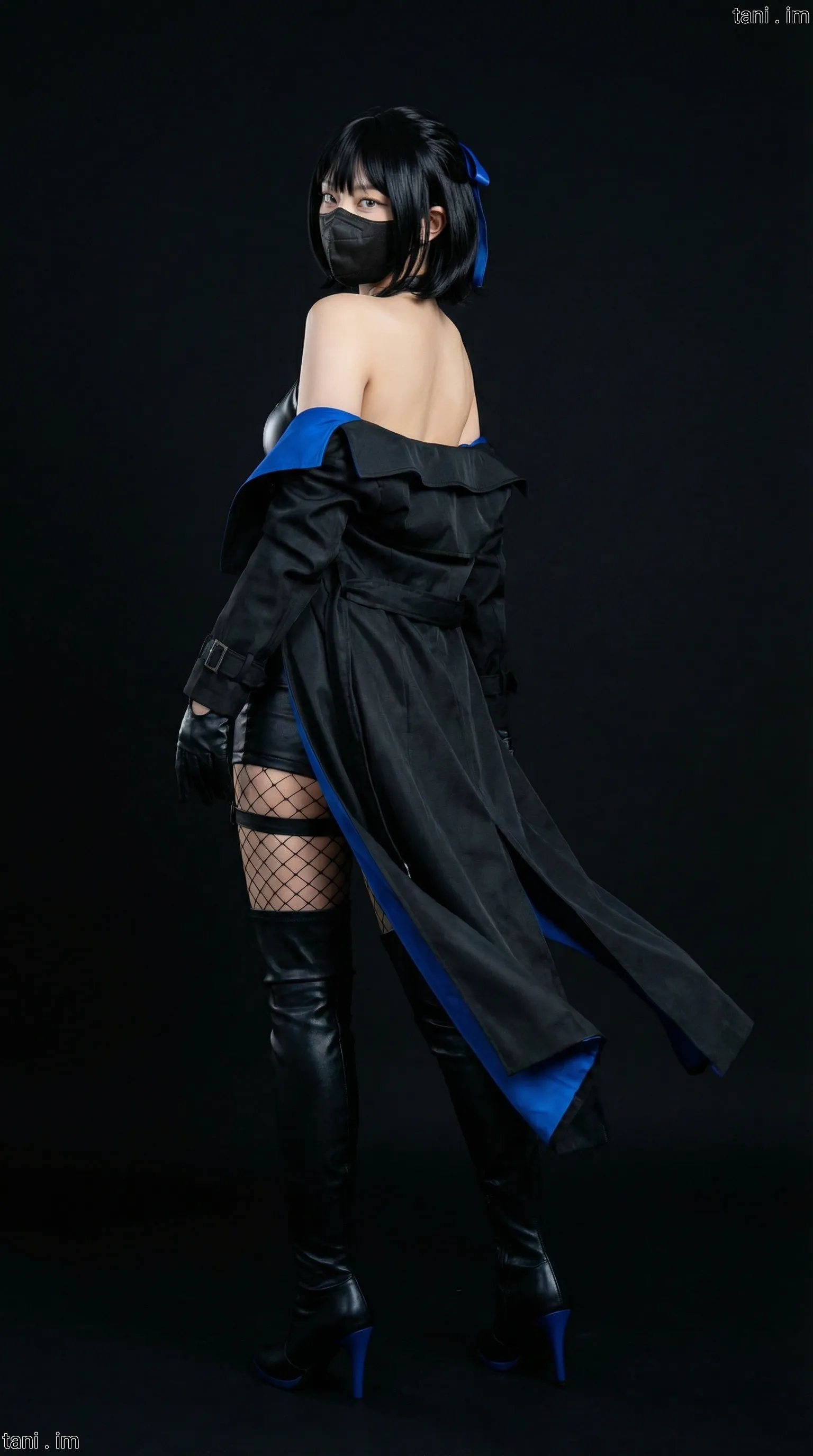 Image tagged Akane Mayoneko, Bralette, Cat Shinobi, Coat, Game, Headband, Headwear, Ninja Defenders