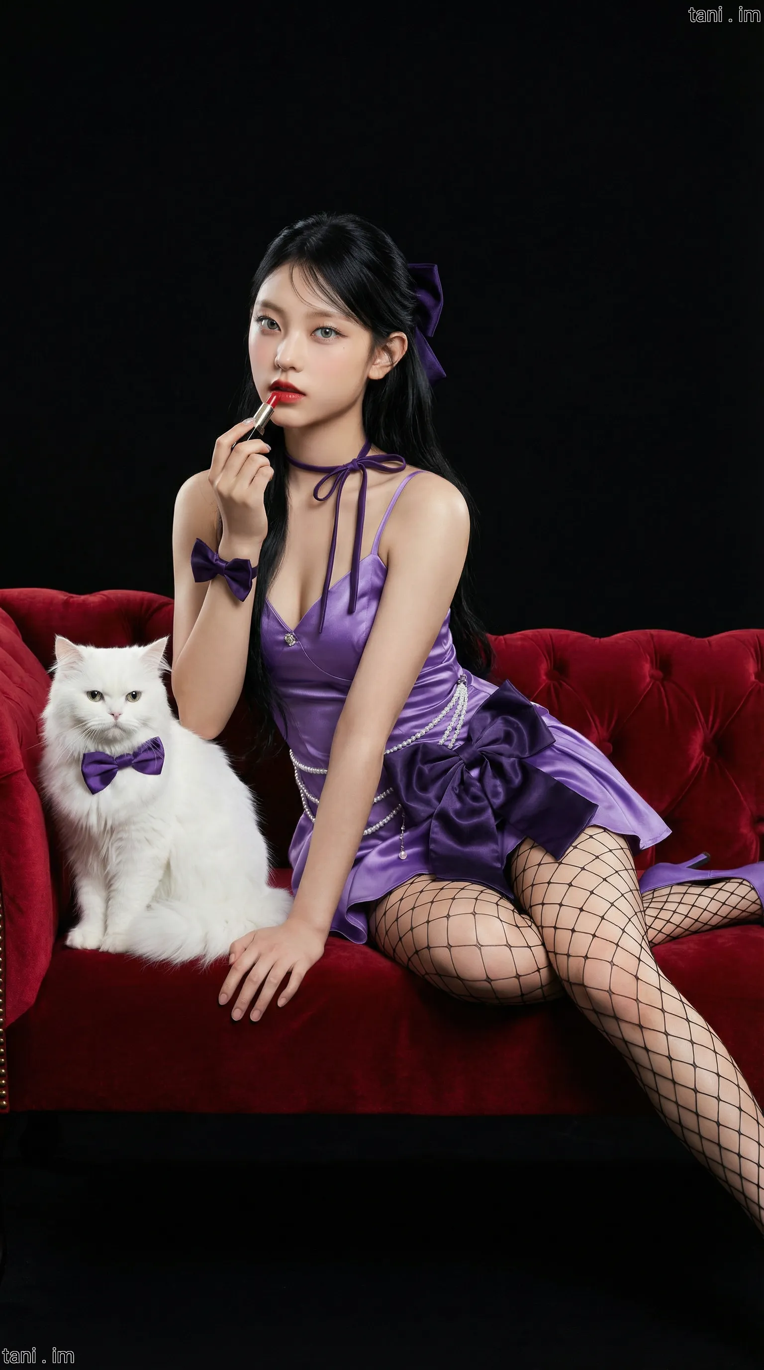 Image tagged Cat, Cat Shinobi, Dress, Game, Headband, Headwear, Nene Sunaoka, Ninja Defenders