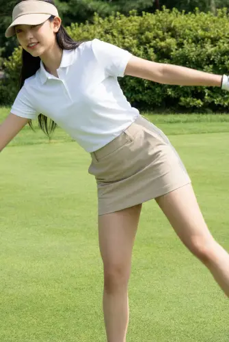 Image tagged Headwear, Shirt, Skirt, Visor