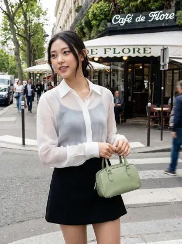 Image tagged Shirt, Skirt, Camisole