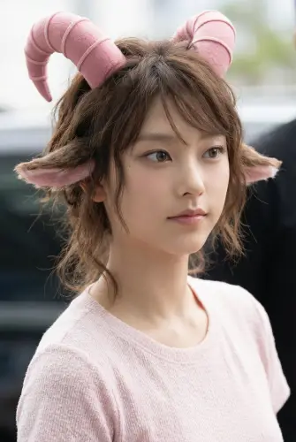 Image tagged Animal Ears, Horns, Tee