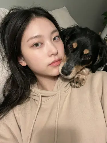 Image tagged Dachshund, Dog, Hoodie, Selfie