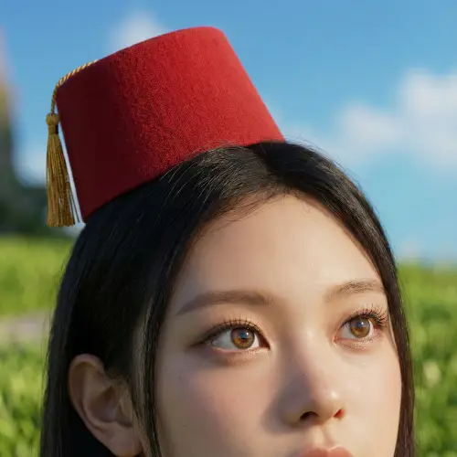 Image tagged Close Up, Fez, Headwear