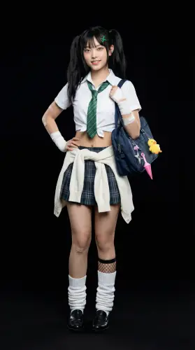 Image tagged Cat Shinobi, Game, Hair Pin, Headwear, July Yonaha, Ninja Defenders, Shirt, Skirt