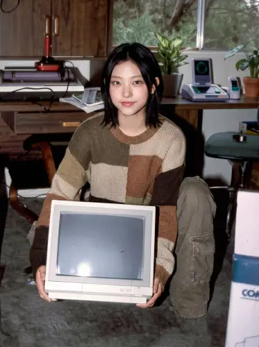 Image tagged CRT, Retro, Sweater, Pants