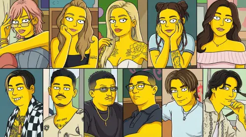 Image tagged Netflix, The Simpson, Badly In Love