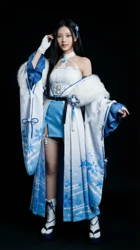 Image tagged Cat Shinobi, Dress, Game, Ninja Defenders, Robe, Sena Kisaragi, Headwear, Hair Pin