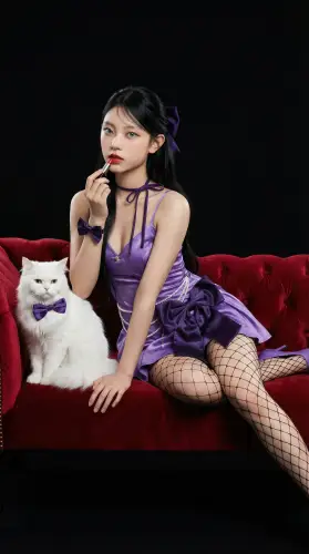 Image tagged Cat, Cat Shinobi, Dress, Game, Headband, Headwear, Nene Sunaoka, Ninja Defenders