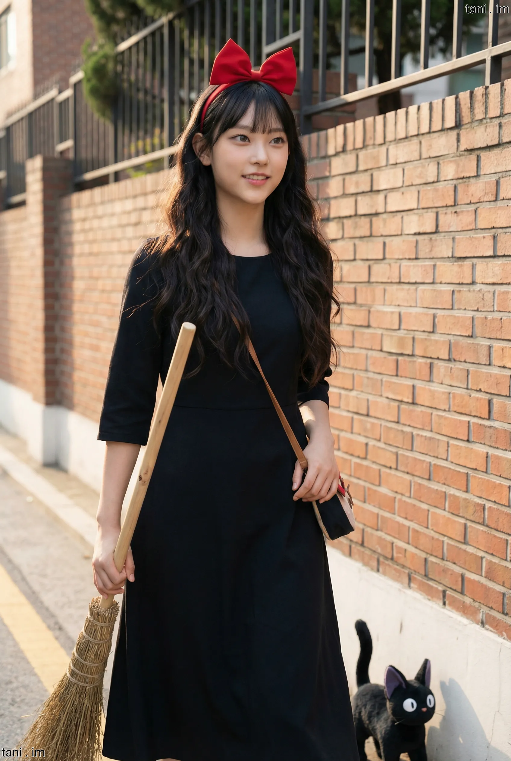 Image tagged Broom, Cat, Dress, Headwear, Headband, Kiki's Delivery Service, Plushie, Weapon