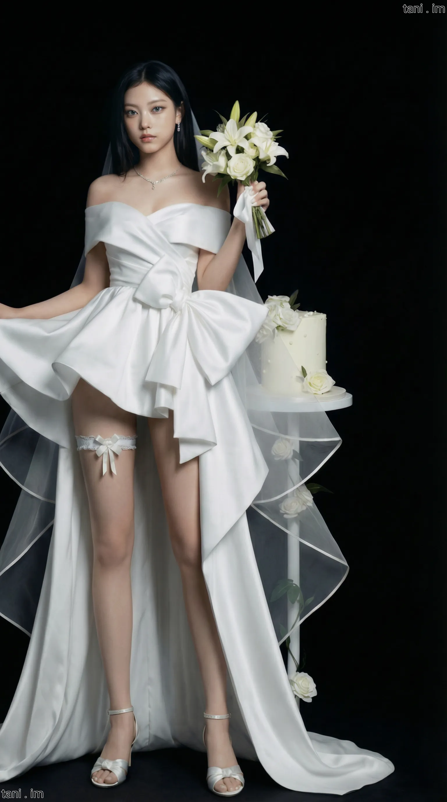 Image tagged Akane Mayoneko, Cat Shinobi, Dress, Game, June Bride, Ninja Defenders