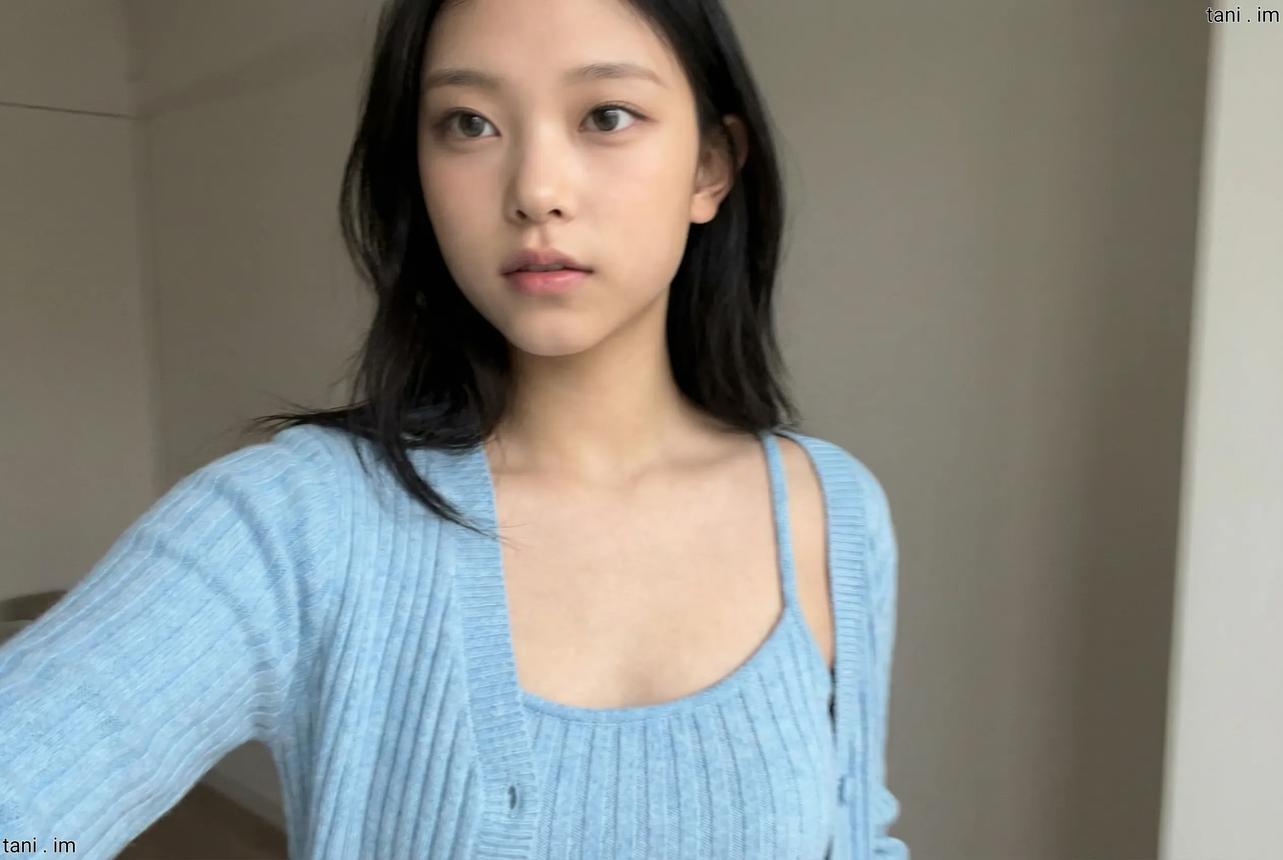 Image tagged Cardigan, Selfie, Camisole